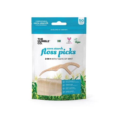 The Humble Mango hilo dental menta eco vegan 50 packs