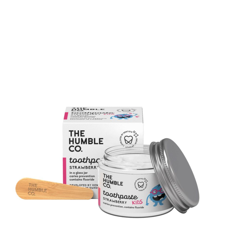 The Humble Pasta de dientes Vidrio fresa infantil 50 ml