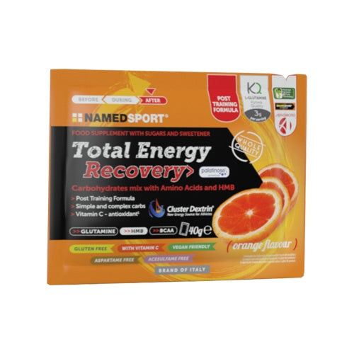 Named Sport Total Energy recovery Orange 40 g  32 sobres