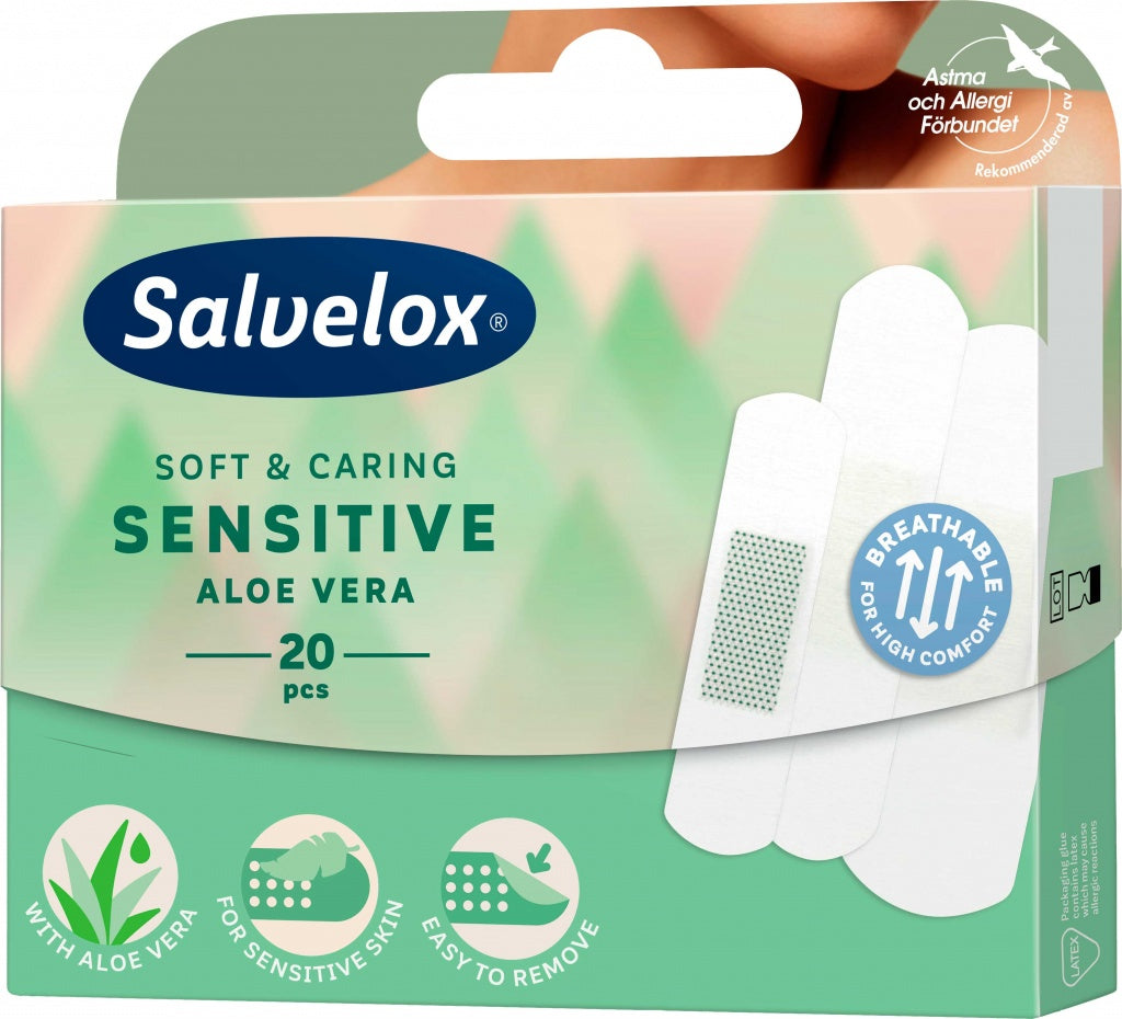 Salvelox Sensitive Aloe Vera 20 Apósitos