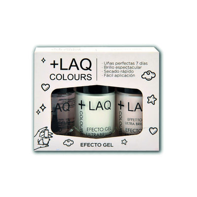 LOTE 1 ESMALTE +LAQ COLOURS (TOP COAT 3D, 201,203)