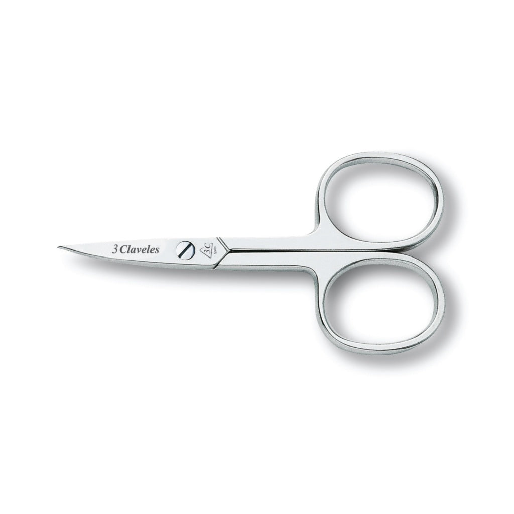 3 Claveles Tijeras Uñas Curva 9 cm 3.5´´