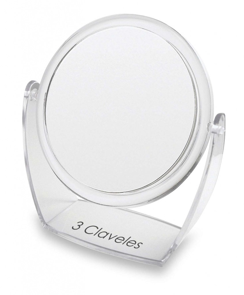 *** 3 Claveles espejo con aumento 1x5 con base