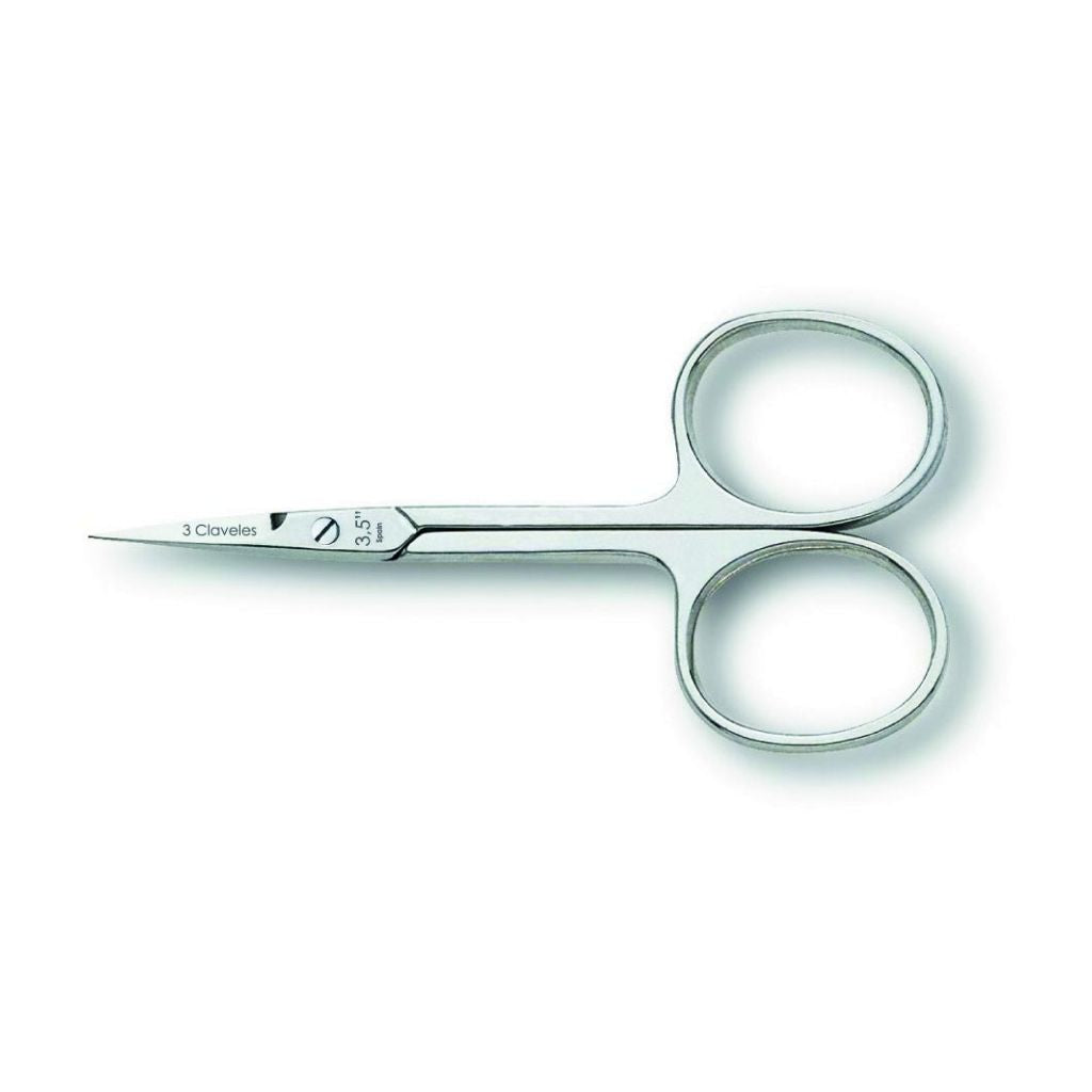 3 Claveles Tijera Manicura Recta 9 cm 3.5´´