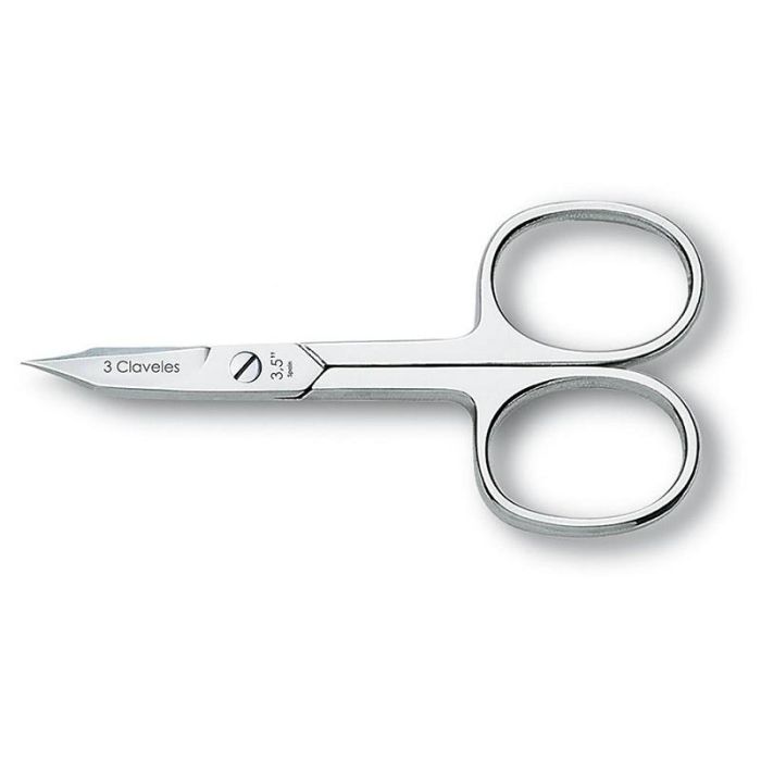 3 Claveles Tijera Uñas-Cuticula Curva 3.5"