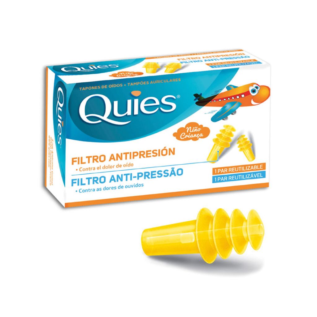 Quies Tapones Anti-presion INFANTIL 2 tapones