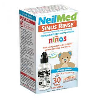 NeilMed Kit Sinus Rinse Pediátrico - Botella y 30 sobres
