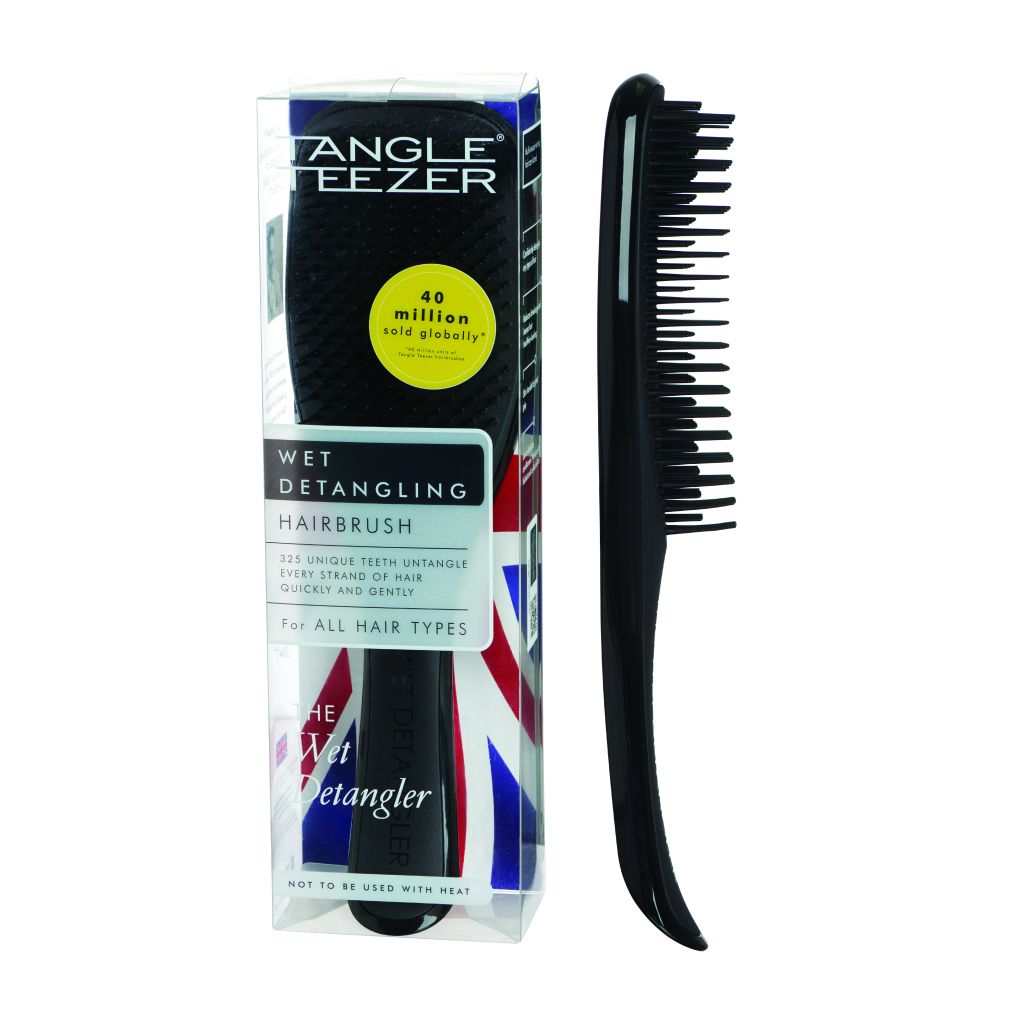 Tangle Teezer Cepillo antienredos pelo mojado Midnight Black