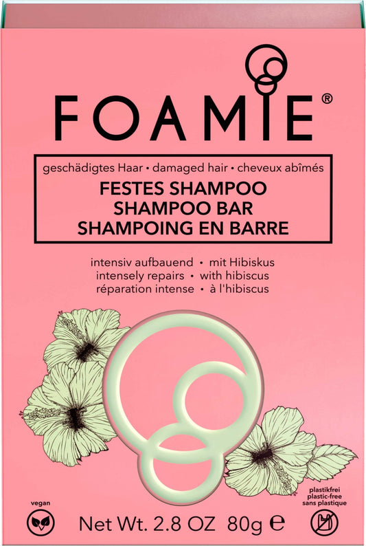 Foamie Champú en barra Hibisco (Hibiskiss) Solido Sin Plasticos Eco