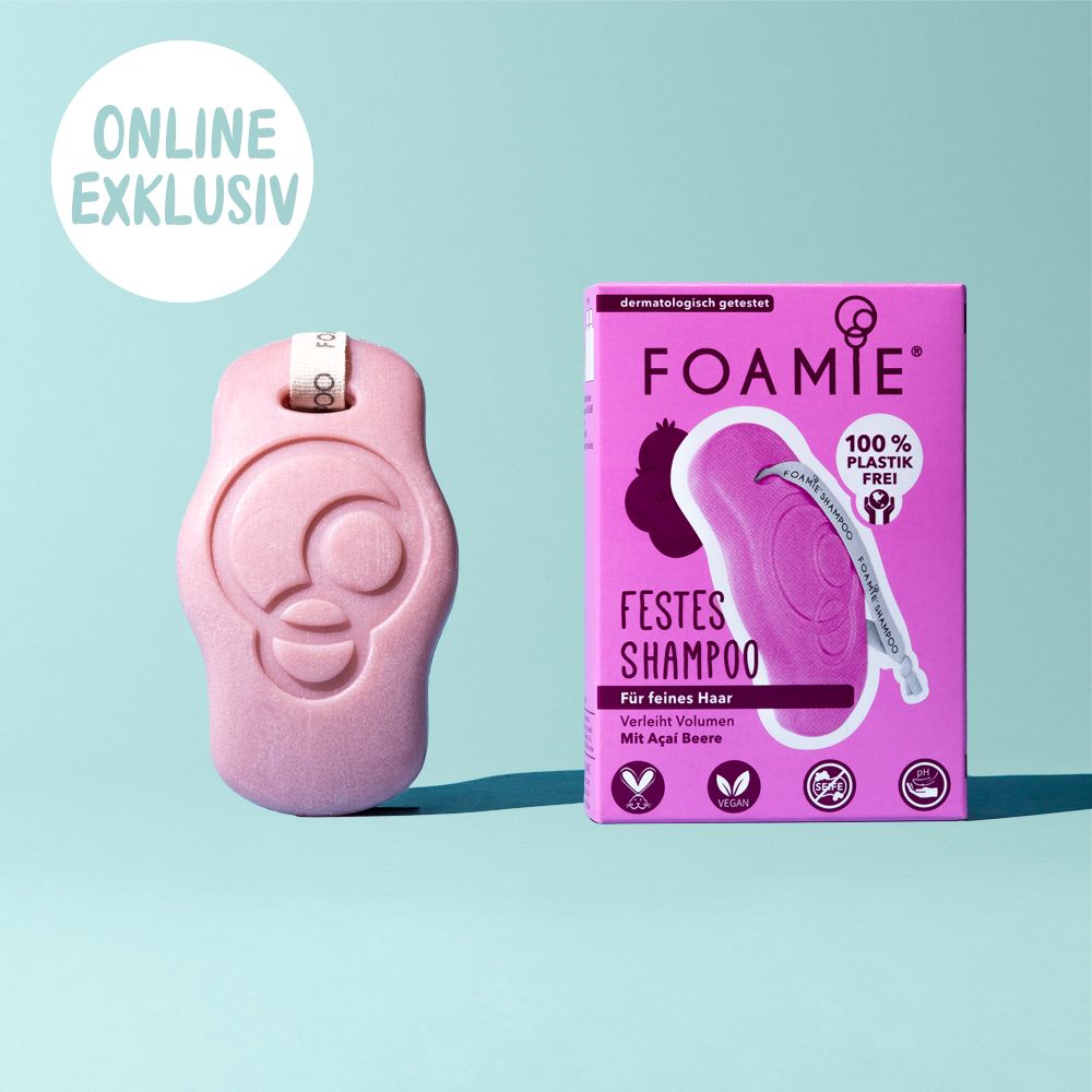 Foamie champu solido de açai para dar Volumen Solido Sin Plasticos Eco