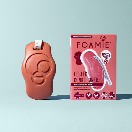 Foamie acondicionador solido de frutos rojos para cabello teñido Solido Sin Plasticos Eco