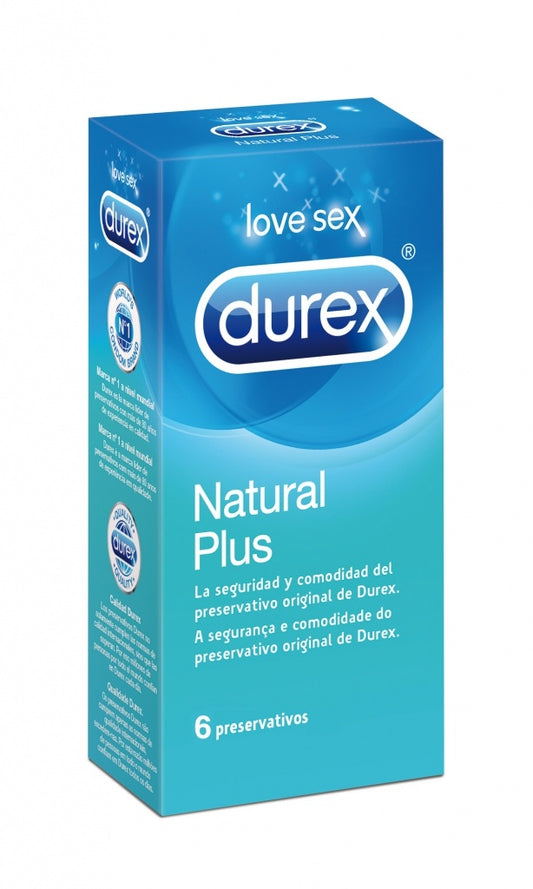Durex Preservativos Natural Plus Easy On 6 Unidades