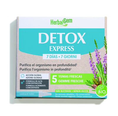 HERBALGEM Detox Express Bio - monodosis 7x10 ml