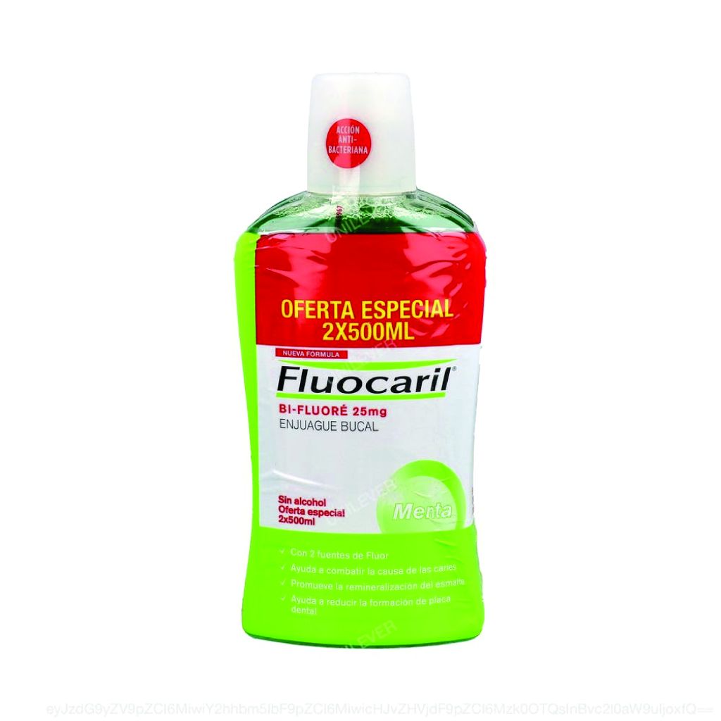Fluocaril Bi-Fluore Colutorio 2x500 ml