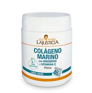 Ana Maria LaJusticia Colágeno Marino con Magnesio y Vitamina C Polvo 350 g Sabor Sandía