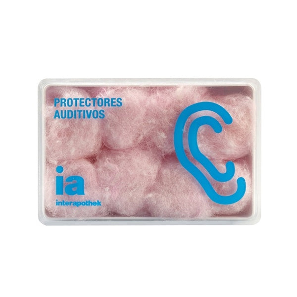 Interapothek Tapones oído cera algodón 8 u