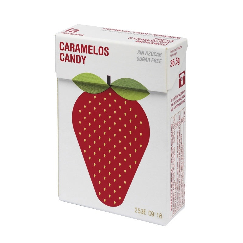 Interapothek Balmelos caramelos sabor fresa cajita sin azúcar