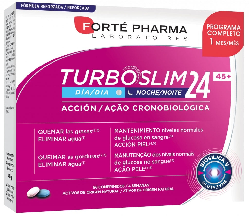 Turboslim Cronoactive 45+ 56 Comprimidos