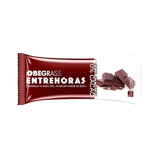 Obegrass Entrehoras Chocolate Negro 20U