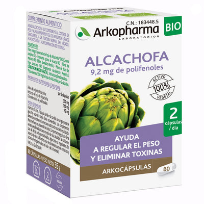 Arkocapsulas Alcachofa 80 Cápsulas