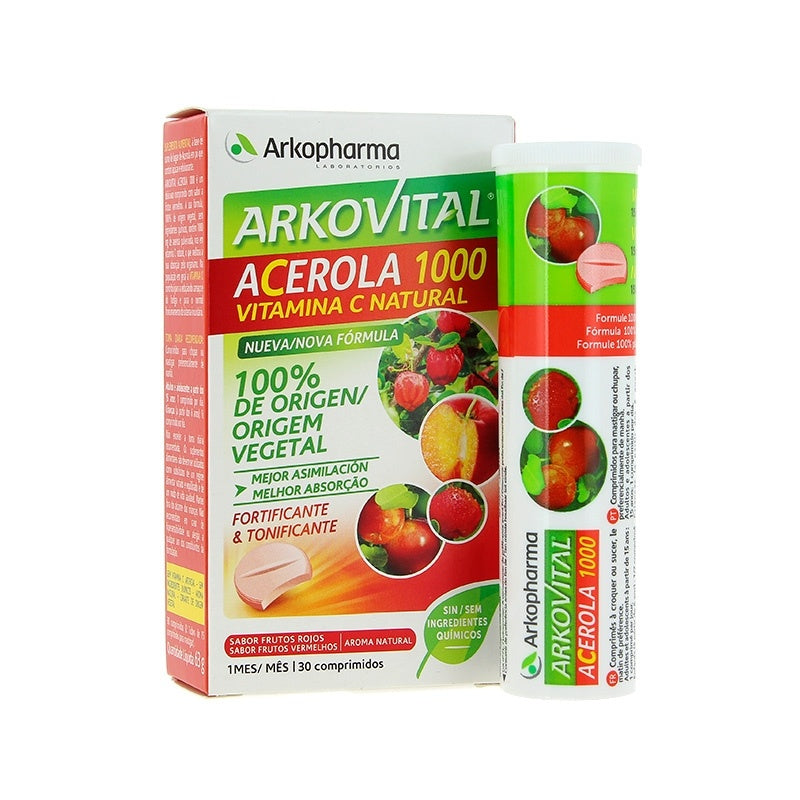 Arkovital Acerola 1000 30 Comprimidos