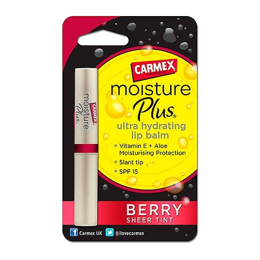 Carmex Labial Moisture Plus Berry Barra 2 G