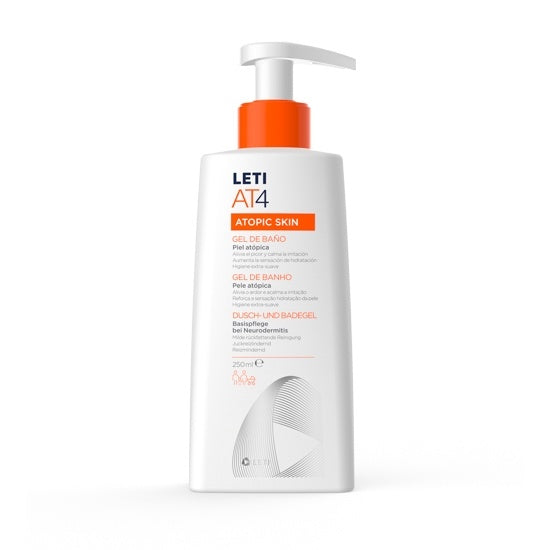 Leti At-4 Gel De Baño Dermograso 250 Ml