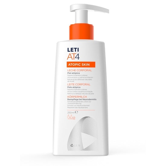 Leti At-4 Leche Corporal Con Dosificador 250 Ml