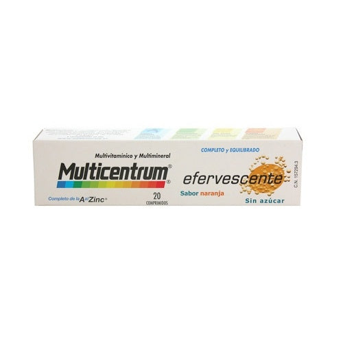 Multicentrum Luteina 20 Comprimidos Efervescentes