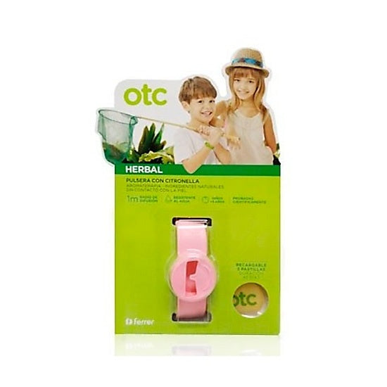 Otc Antimosquitos Pulsera Aromatic Rosa