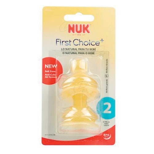 Tetina Nuk T2 Látex Alimento 2 Unidades