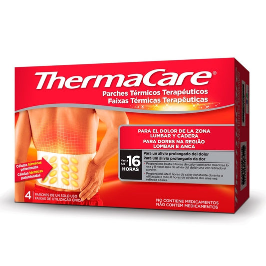Thermacare Lumbar/Cadera 4 Parches Térmicos