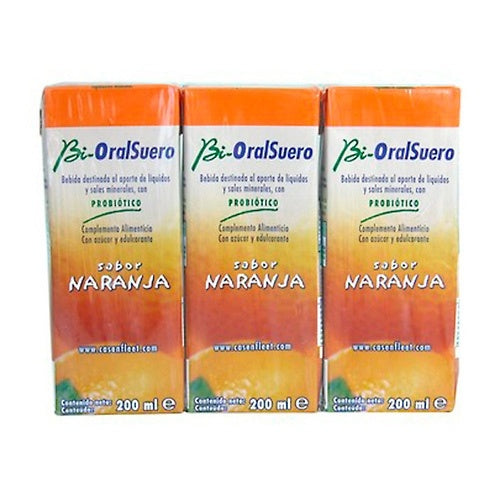 Bioralsuero Naranja Pack 3 Brick X 200 Ml