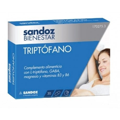 Sandoz Bienestar Triptófano 30 Cápsulas