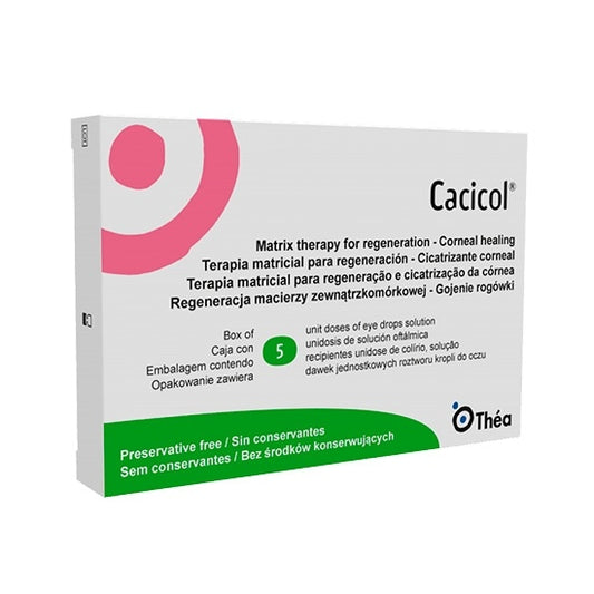 Cacicol Cicatrizante Corneal 5 Unidosis