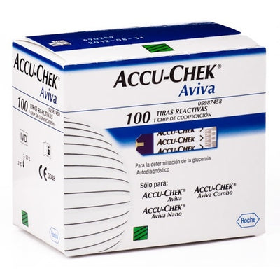 Accu-Chek Aviva 100 Tiras Roche