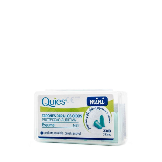 Quies Tapones Mini Espuma 3 Pares