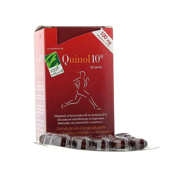 Quinol-10 60 Cápsulas 100 Mg 100% Natural