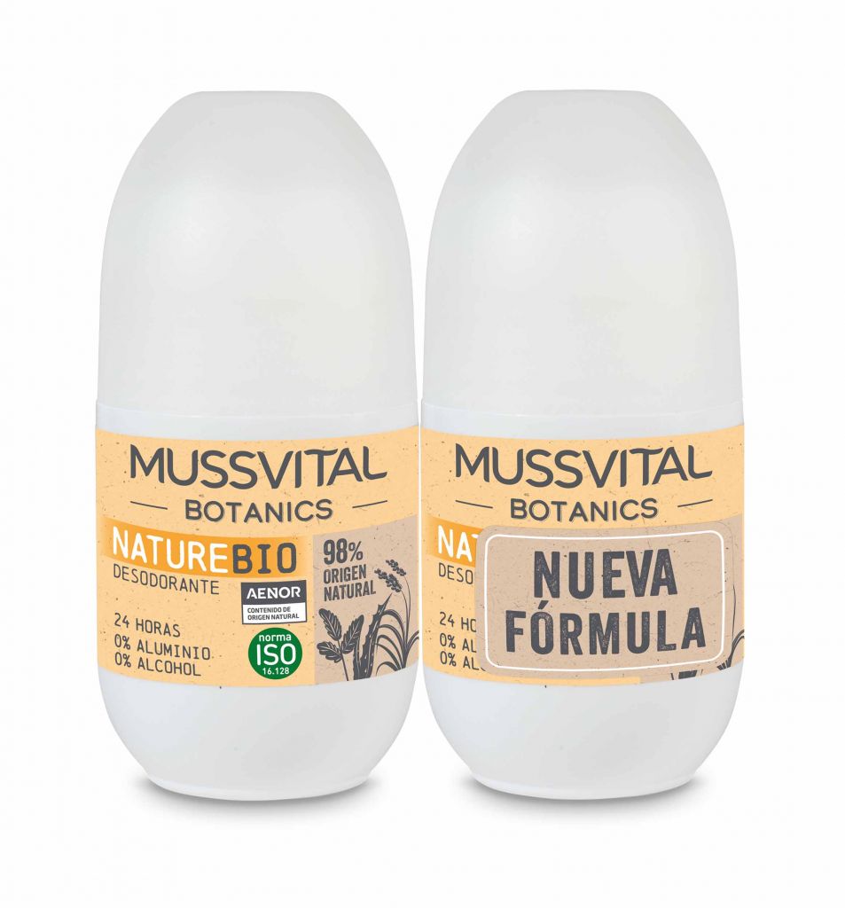 Mussvital Desodorante Nature Botanics Duplo 2x75 ml