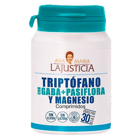 Lajusticia Triptofano Con Gaba + Plasifora Y Magnesio 60 Comprimidos