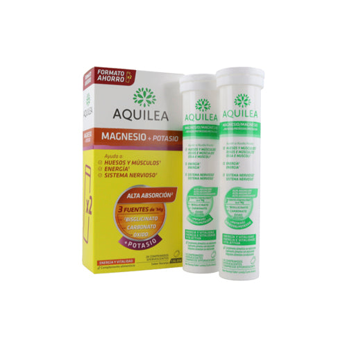 Aquilea Magnesio + Potasio 28 comprimidos efervescentes