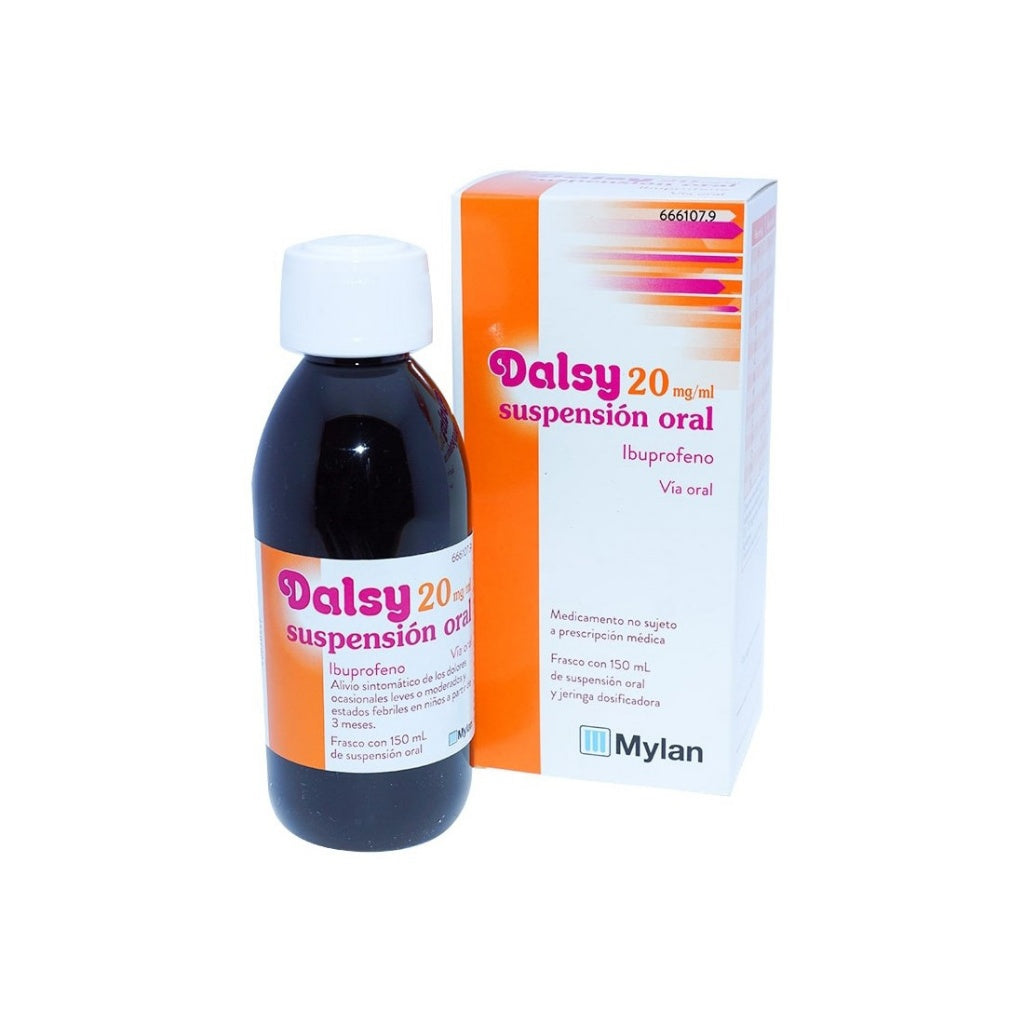 Dalsy 20 mg/ml Ibuprofeno en suspensión oral 150 ml