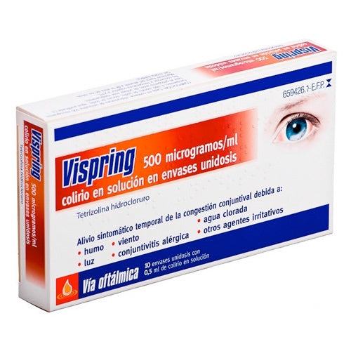 Vispring 0.5 mg/ml colirio 10 monodosis