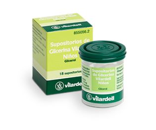 Supositorios Glicerina Vilardell niños tarro