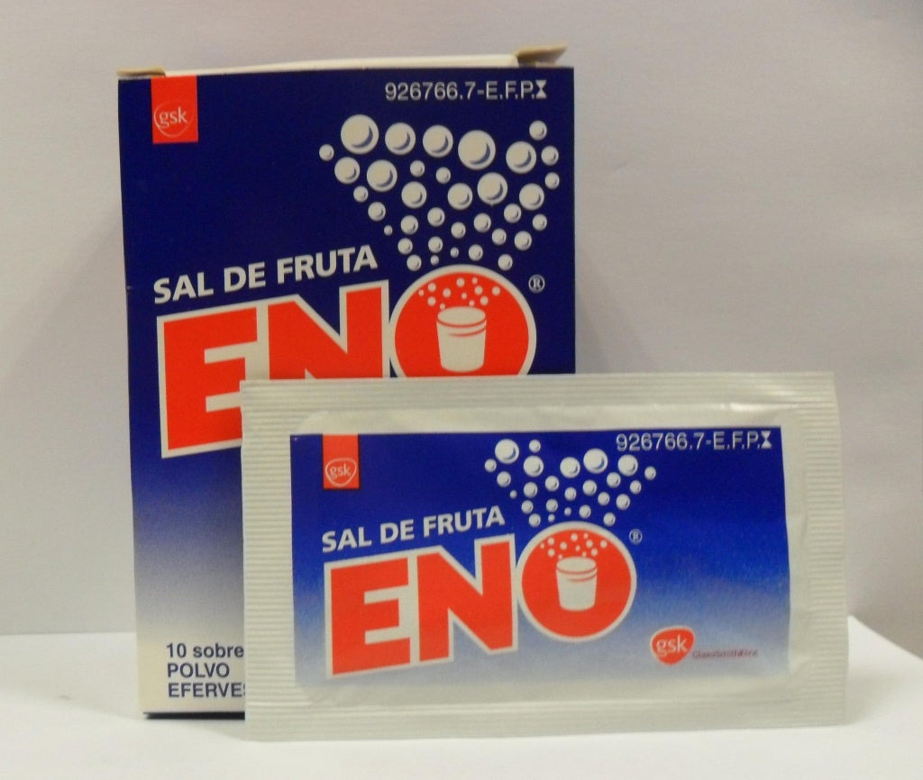 Sal de fruta Eno 5 g 10 sobres polvo