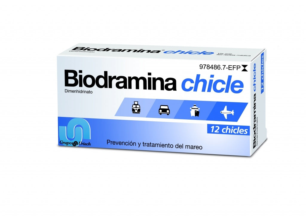 Biodramina 12 chicles