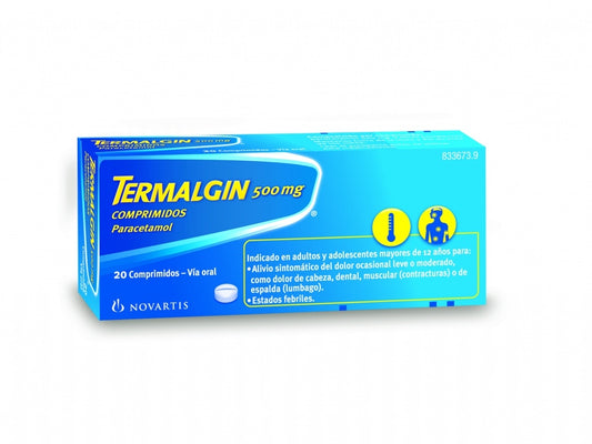 Termalgin 20 comprimidos