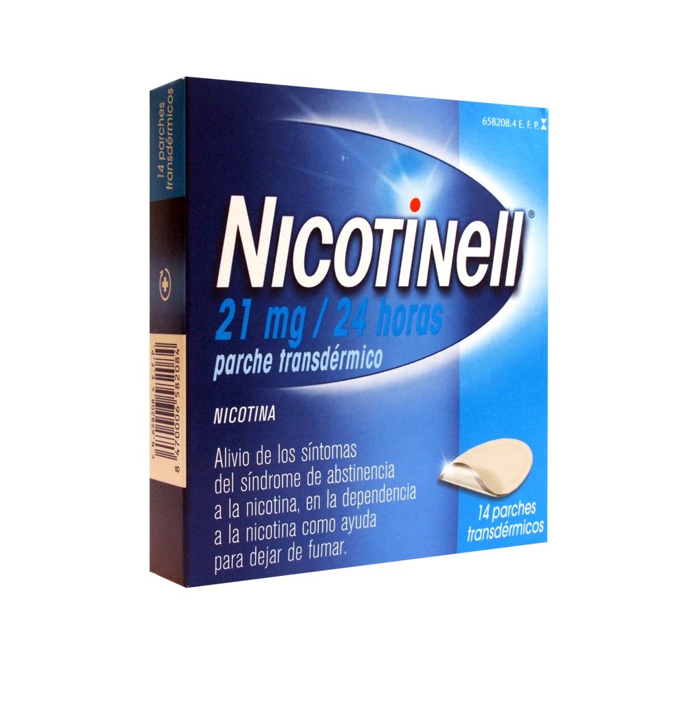 NICOTINELL 21 mg/24 h 14 PARCHES TRANSDERMICOS 52,5 mg