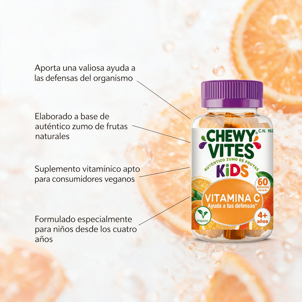 Chewy Vites Kids vitamina C 60 unidades
