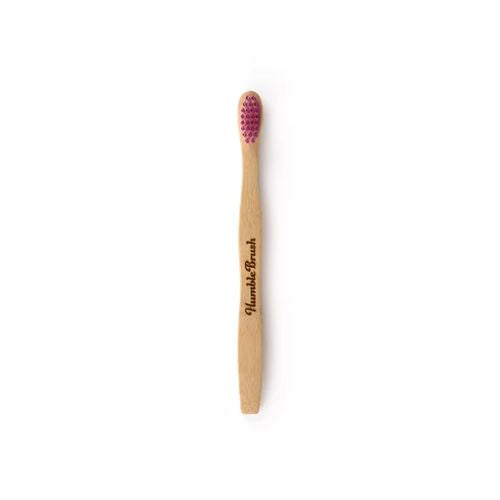 The Humble Cepillo dientes Bambú infantil ultra suave morado